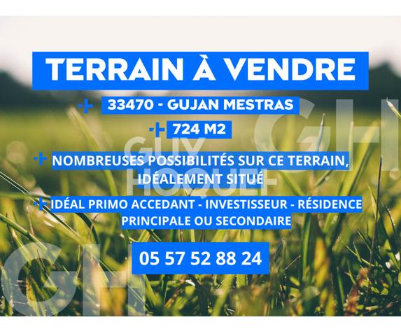 Terrain Gujan Mestras 724 m2