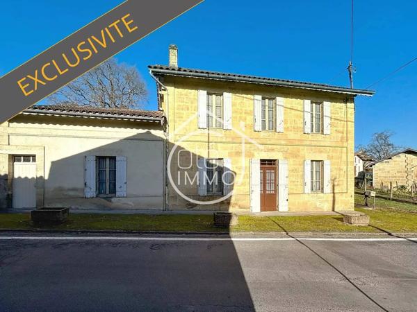 Castillon-la-Bataille : Maison à rénover avec jardin et garage