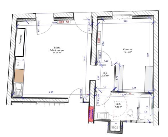 Appartement à vendre 2 pièces 50 m² Nègrepelisse