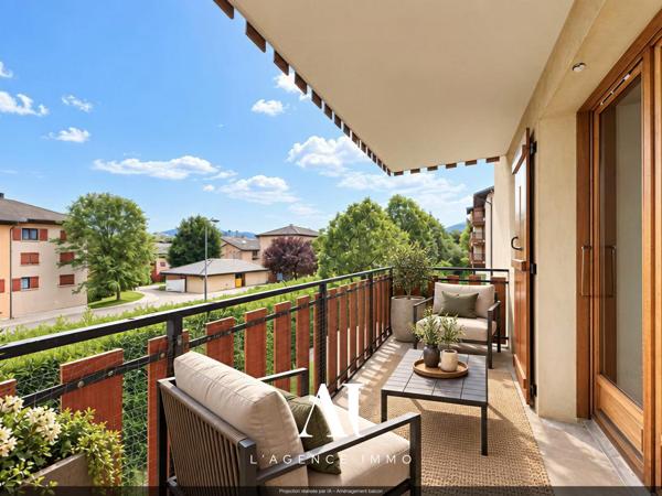 Appartement T3 balcon garage cave Gex 01170