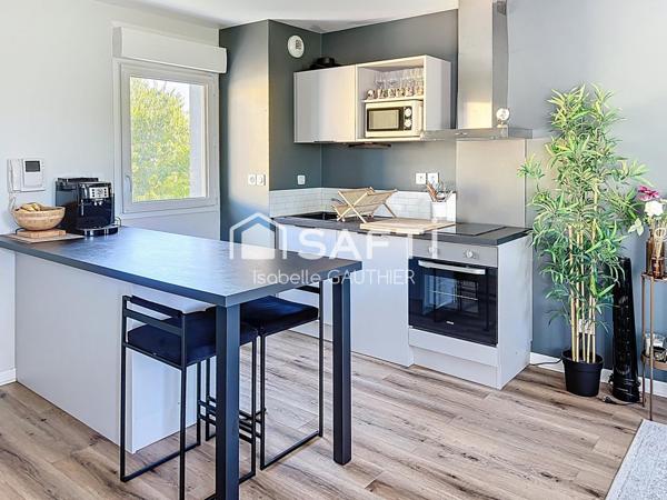 Appartement T1 BIS meublé dernier étage, avec garage fermé