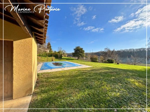 Propriété de charme en pierre – volumes exceptionnels – piscine – vue dégagée – proche Auch