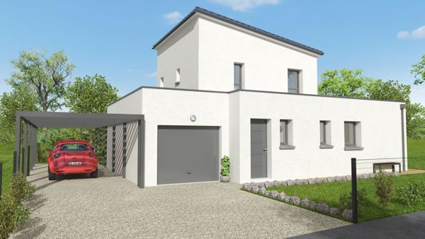 Terrain + Maison à vendre 4 pièces - 92 m²