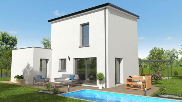 Terrain + Maison à vendre 4 pièces - 92 m²
