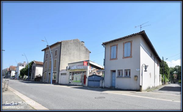Maison de ville spacieuse T7 170 m2  avec cour, 6 chambres possibles et espace professionnel – Saint-Gaudens