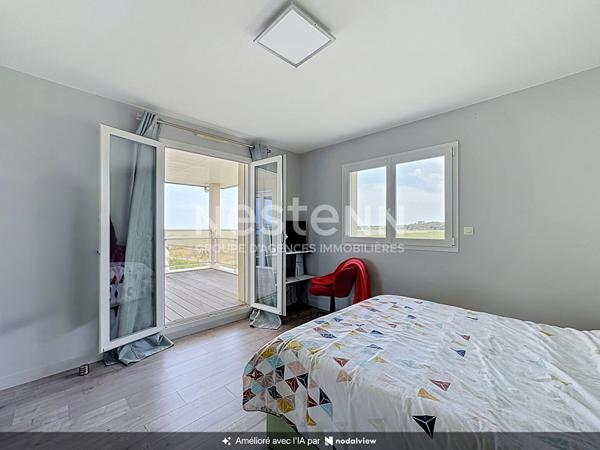 Maison contemporaine Langueux Vue mer - Maison de 2009 vivable de plain-pied avec double garage et beaux espaces avec vue sur la mer !