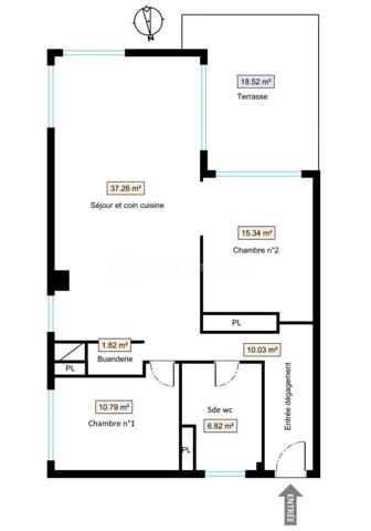 Appartement de 82,06 m²