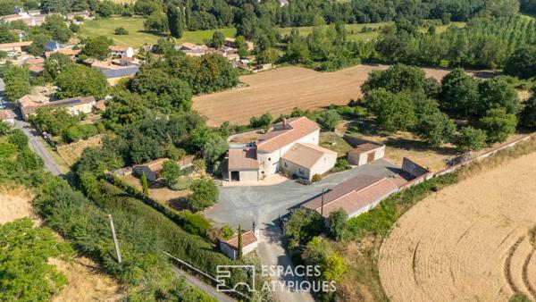 Maison de charme ouverte sur l’horizon