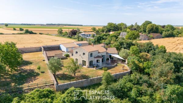 Maison de charme ouverte sur l’horizon