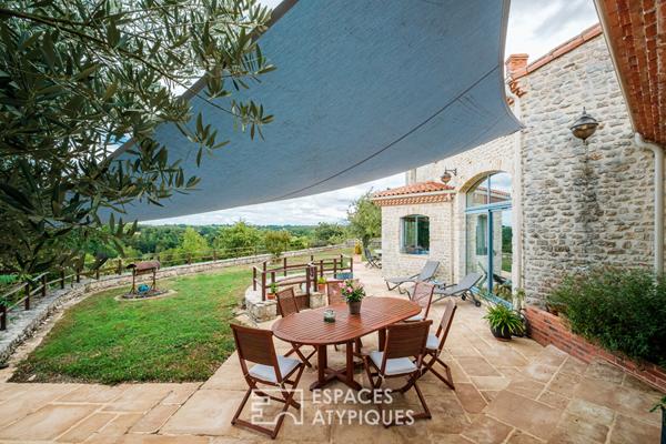 Maison de charme ouverte sur l’horizon