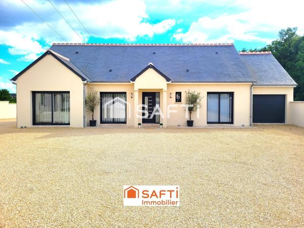 PLAIN PIED 3 chambres + Garage + Terrain clos