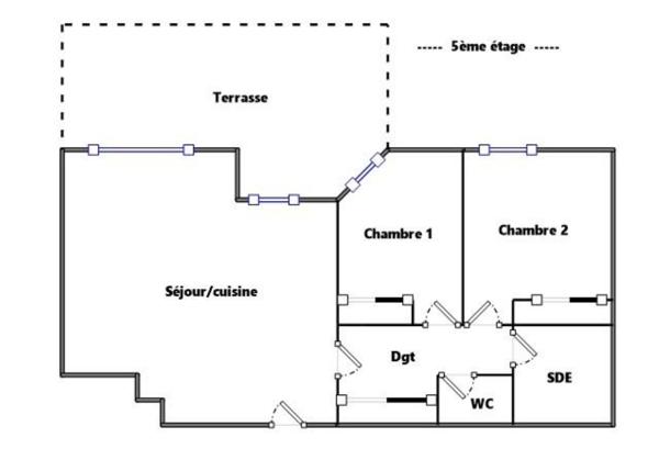 Appartement
         3 pièces
        - 60 m² Exclusivité 215 000 € *