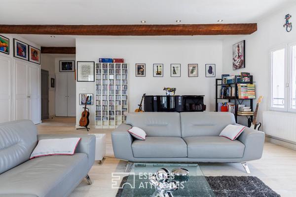 Loft patrimonial d’exception, intimité et luxe contemporain