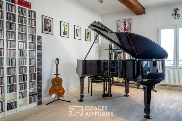 Loft patrimonial d’exception, intimité et luxe contemporain