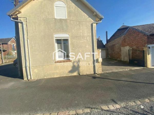 MAISON DE VILLE 92m², GRUGIES, DPE C, GARAGE 25m²