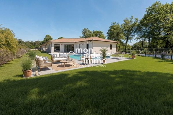 Superbe maison contemporaine avec piscine et double garage