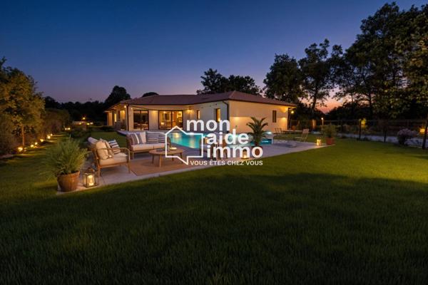 Superbe maison contemporaine avec piscine et double garage