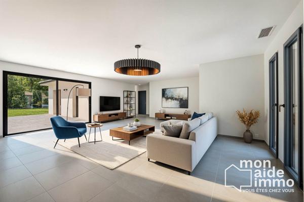 Superbe maison contemporaine avec piscine et double garage