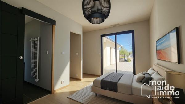 Superbe maison contemporaine avec piscine et double garage