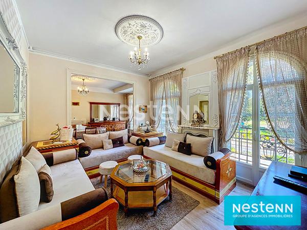 APPARTEMENT 98M2  DEUX CHAMBRES UN BUREAU BALCON JARDIN D HIVER CAVE ET GARAGE PARC DES PROMENADES