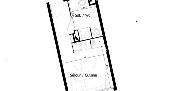 À vendre Studio 19 m² - Montpellier 34090