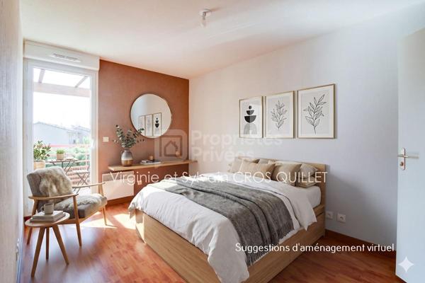 T2 Quint Fonsegrives  44 m2 + place parking en sous sol fermé