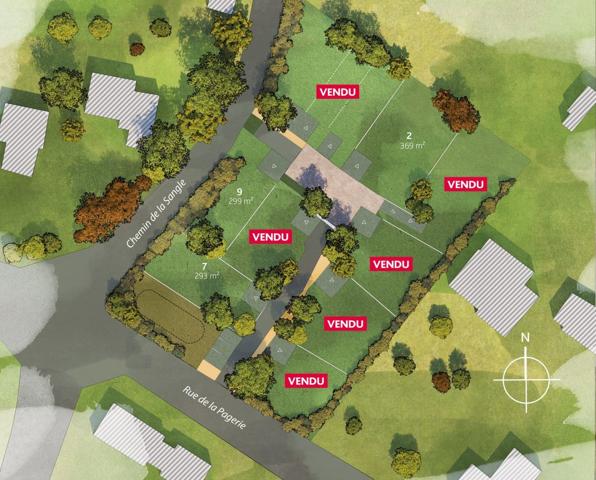 Terrain LE COURTIL DE LA PAGERIE Bouguenais | Lamotte