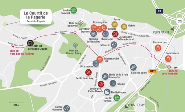 Terrain LE COURTIL DE LA PAGERIE Bouguenais | Lamotte