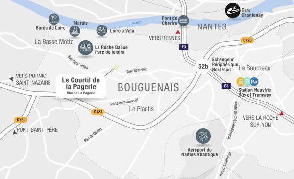 Terrain LE COURTIL DE LA PAGERIE Bouguenais | Lamotte
