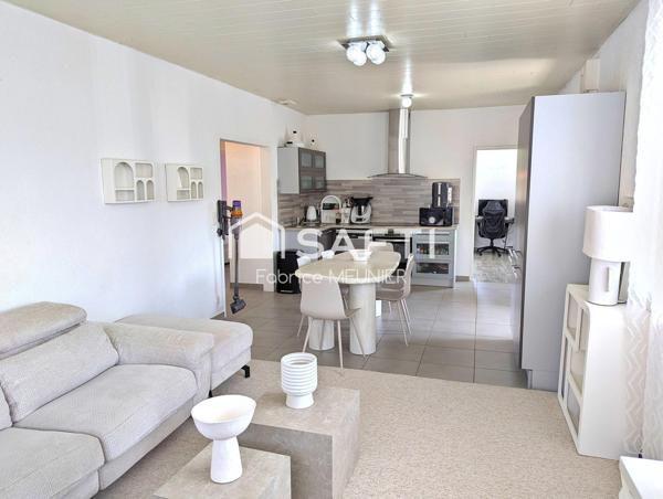 Appartement T4 avec entrée privative terrain et garage