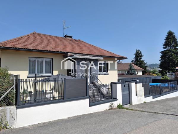 Appartement T4 avec entrée privative terrain et garage