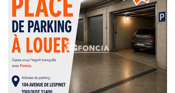 Location Parking 10 m² - Toulouse 31400