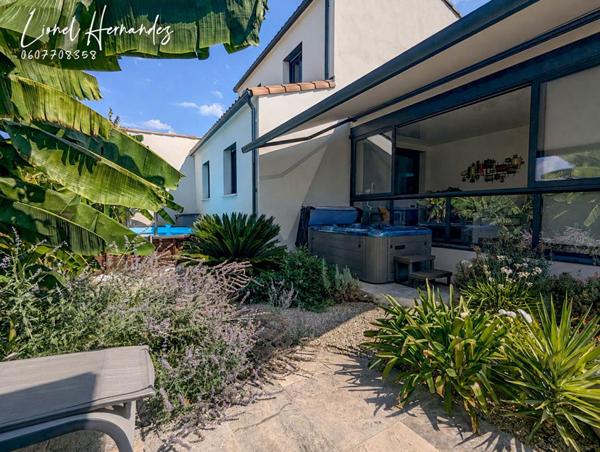 Maison moderne et cocooning - 120 m² - Jardin japonais - Piscine, spa & hammam