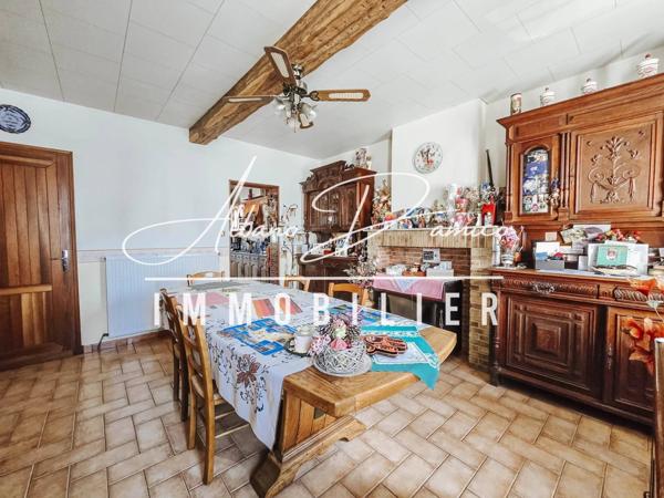 À vendre : grande maison familiale 166 m² avec jardin, garage et dépendance – Lourches