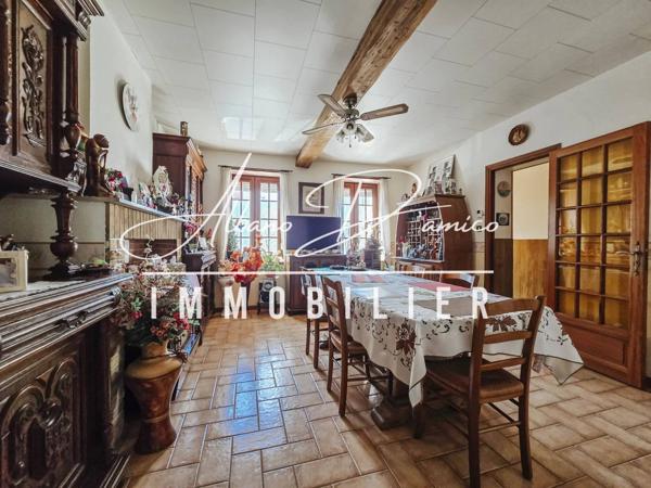 À vendre : grande maison familiale 166 m² avec jardin, garage et dépendance – Lourches