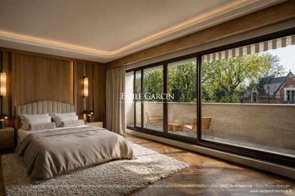 À Vendre - Appartement à rénover avec projet - Neuilly -Sur-Seine - 92200 - Rez-de-Jardin - 5 Chambres