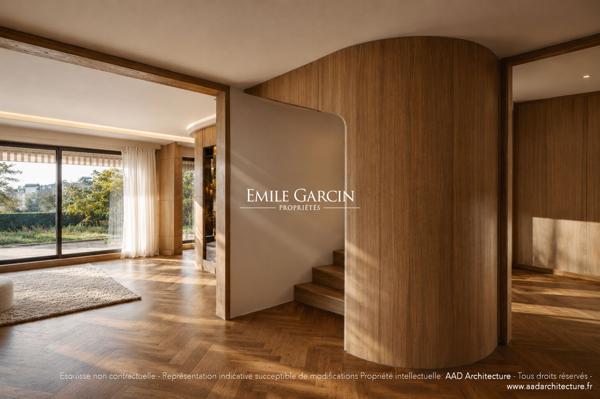 À Vendre - Appartement à rénover avec projet - Neuilly -Sur-Seine - 92200 - Rez-de-Jardin - 5 Chambres