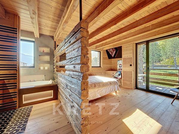 Chalet de luxe ski aux pieds