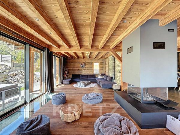 Chalet de luxe ski aux pieds