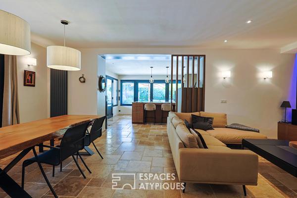 Bastide contemporaine avec piscine