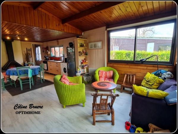 JUZIERS - DOMAINE ILE VERTE – CHALET 2 CHAMBRES – 182 000 €