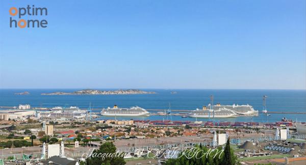 Appartement T3 en résidence avec vue mer, terrasse, garage et places de parking