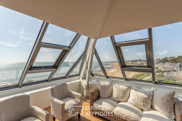 Villa rénovée en surplomb de la plage de Bonne Source avec accès direct au littoral