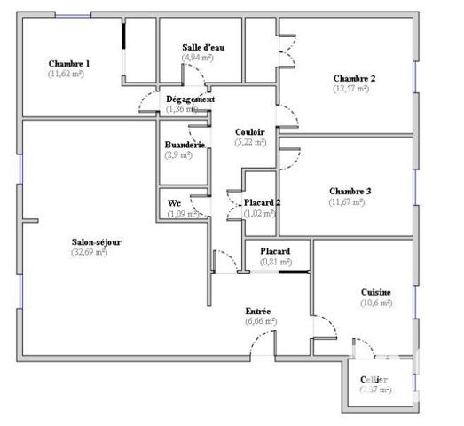 Appartement à vendre 4 pièces 106 m² Le Havre