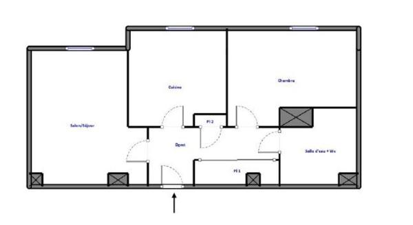 T2 Moulin à Vent, idéal primoaccédant ou investisseur