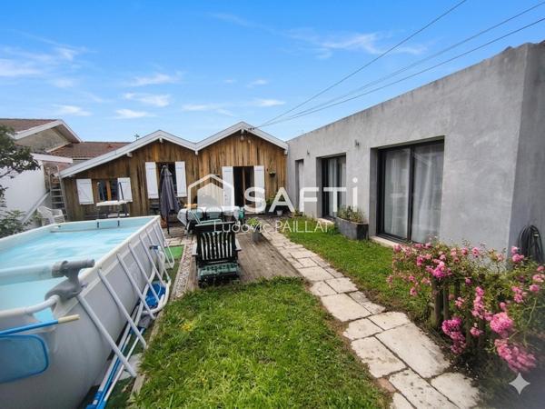 Maison 3 chambres plain pied quartier Arlac
