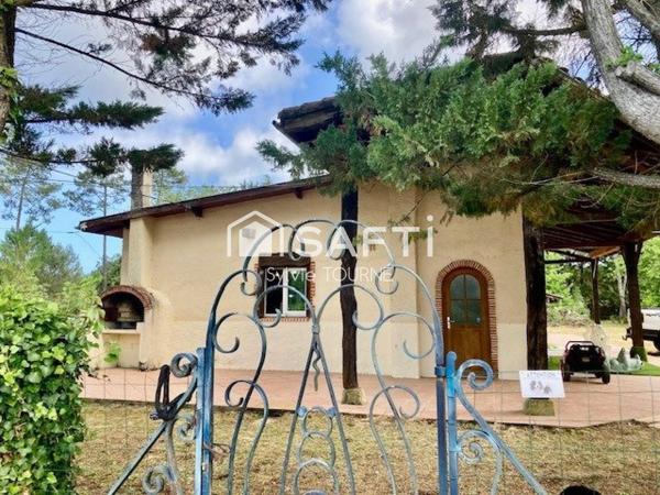 MAISON EN PIERRE ET PISCINE SUR TERRAIN DE 9173 m2
