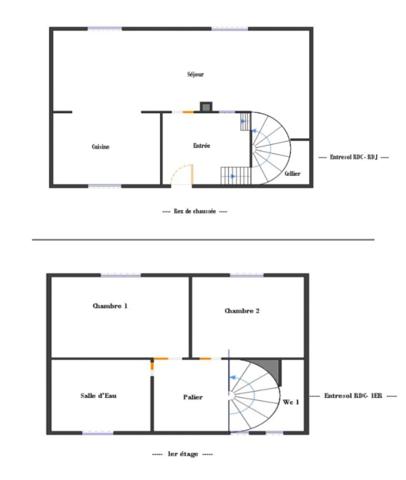 Maison de Maitre de 4 chambres Quartier Viselets