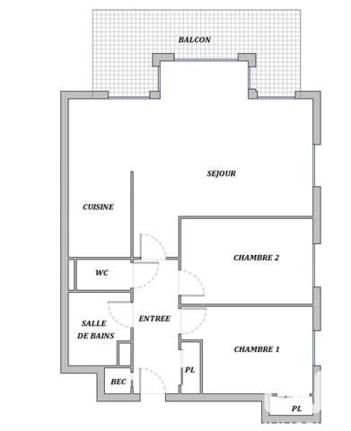 Appartement à vendre 3 pièces 59 m² Vitry-sur-Seine
