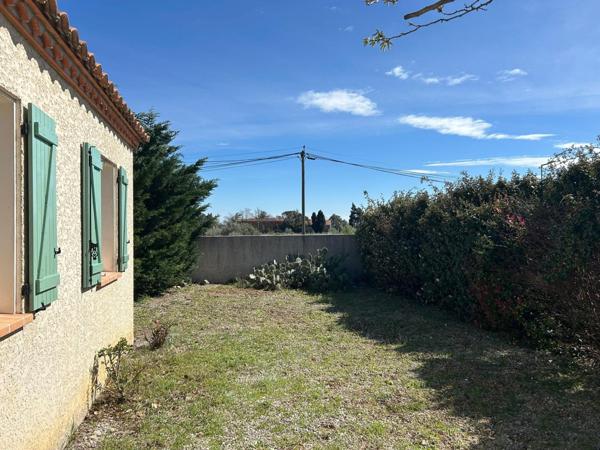 Villa plain pied 82m² sur terrain piscinable de 428m² avec garage